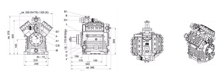 bock fkx 40 series bus ac compressor 